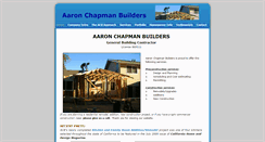 Desktop Screenshot of aaronchapmanbuilders.com